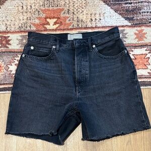 Everlane The Rigid Way-High Denim shorts